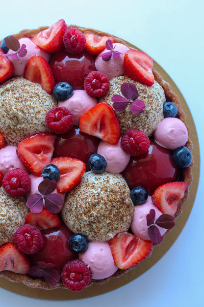 Tarte aux fruits rouges