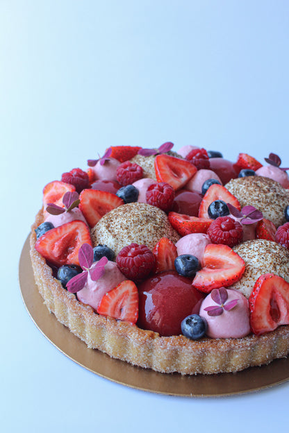 Tarte aux fruits rouges