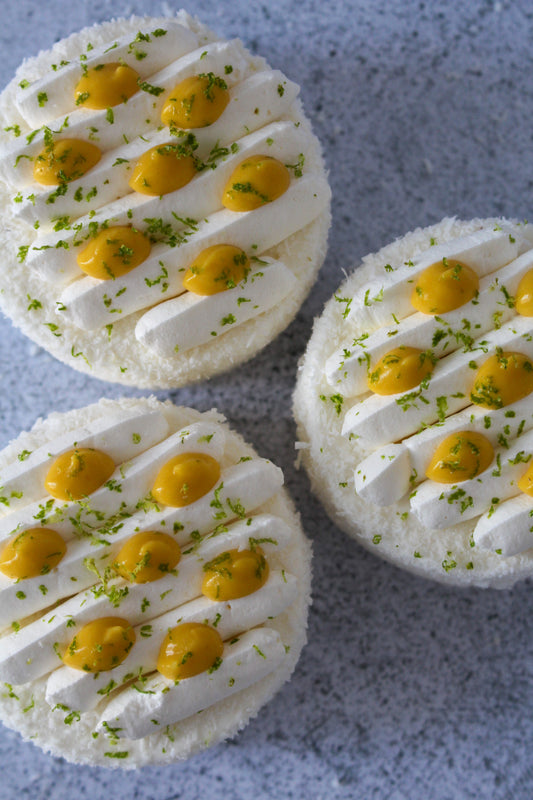 Entremet mangue-passion-coco