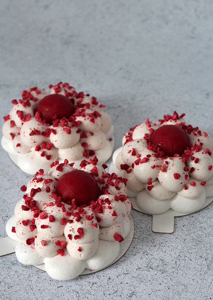 Pavlova framboise - litchi