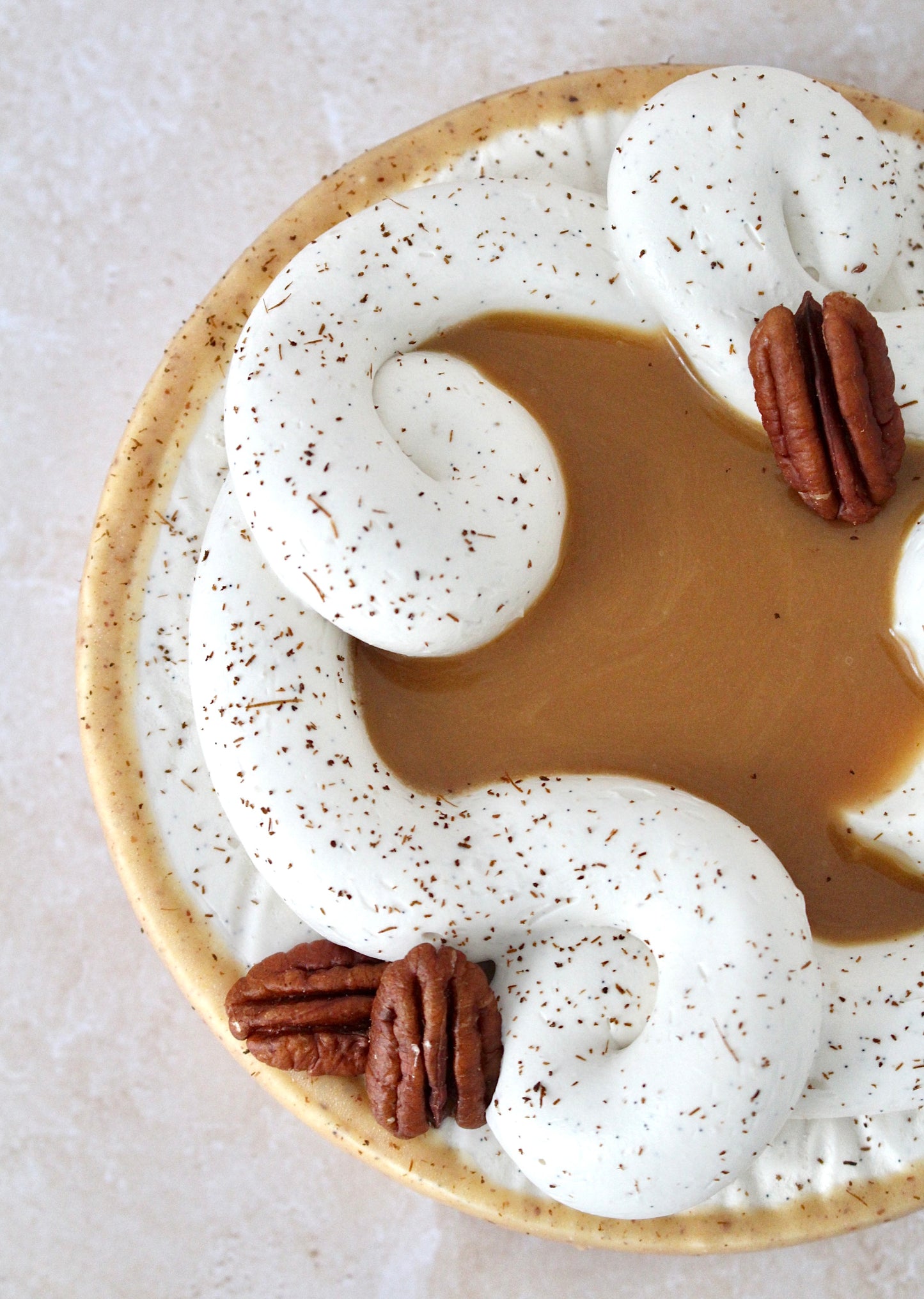 Entremet Vanille-Pécan-Caramel